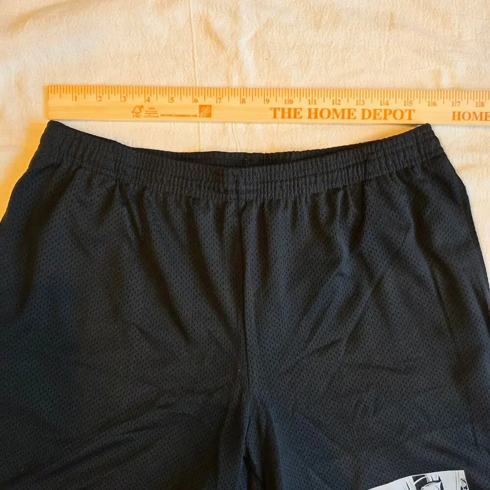 Anime Manga Comic Panel Mesh Gym Shorts Los Angeles Apparel Large